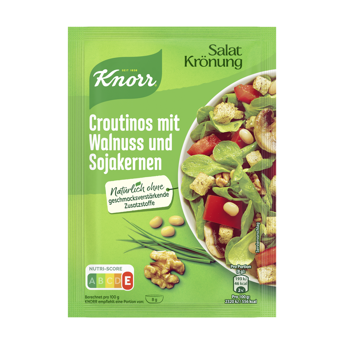 Knorr Salatkrönung Croutinos mit Walnuss&Sojakernen 25g