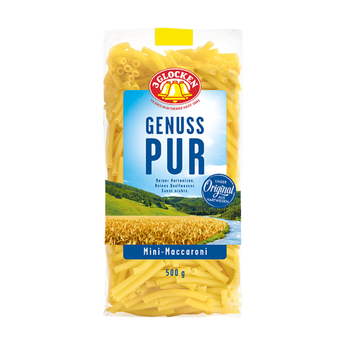 3 Glocken Genuss Pur Maccaroni 500g