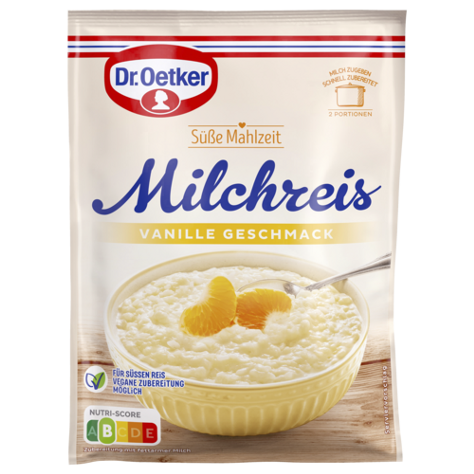 Dr.Oetker молочный рис ваниль, 500ml 125g