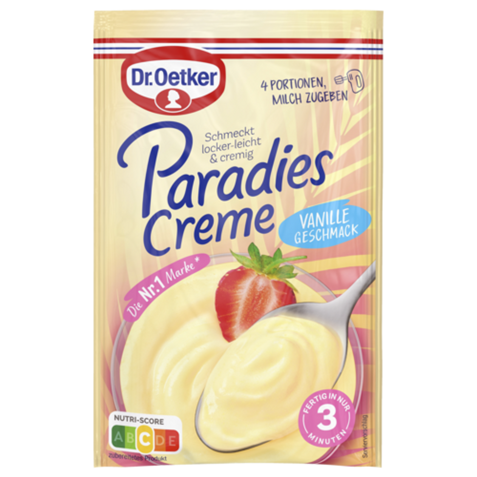 Dr.Oetker Paradies Creme Vanille für 300ml 60g