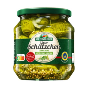 Spreewaldhof Unser Schätzchen Cornichons Kräuter (Spreewälder Gurken) 530g