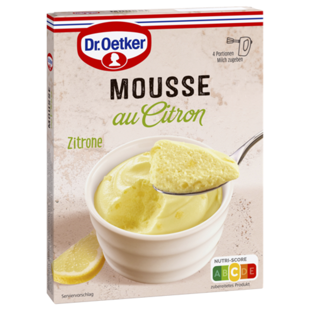 Dr.Oetker мусс лимон, 250ml 93g