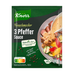 Knorr Feinschmecker 3 Pfeffer-Sauce für 250ml 40g