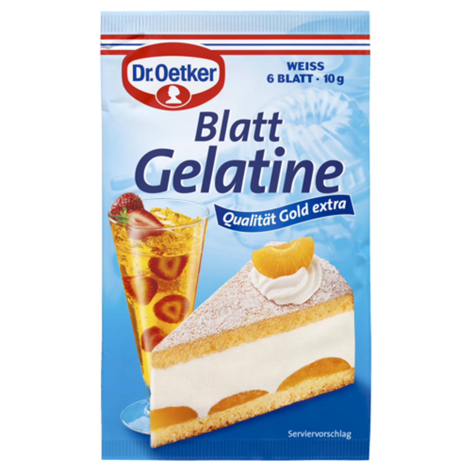 Dr.Oetker Blatt Gelatine weiß 10g