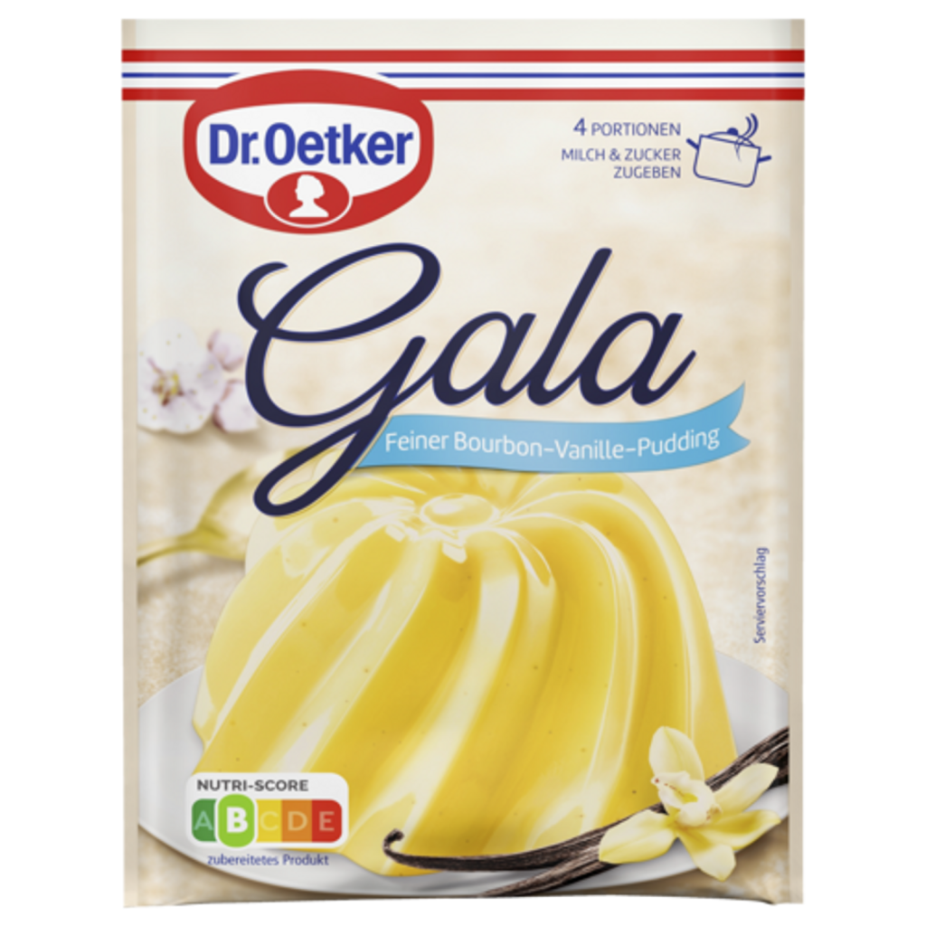 Dr.Oetker Gala Bourbon Vanille für 3x500ml 111g