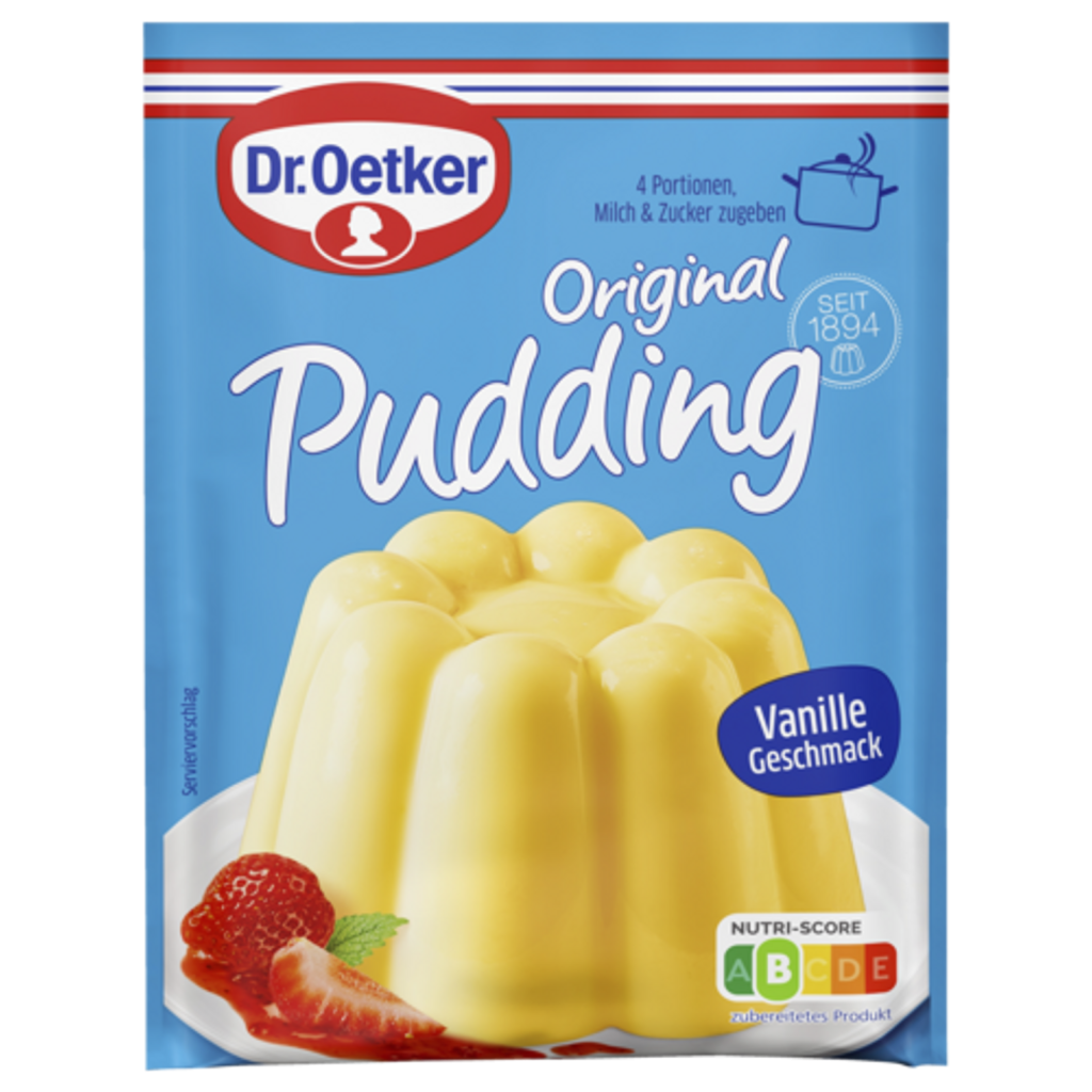 Dr.Oetker Original Pudding Vanille für 3x500ml 3ST 111g