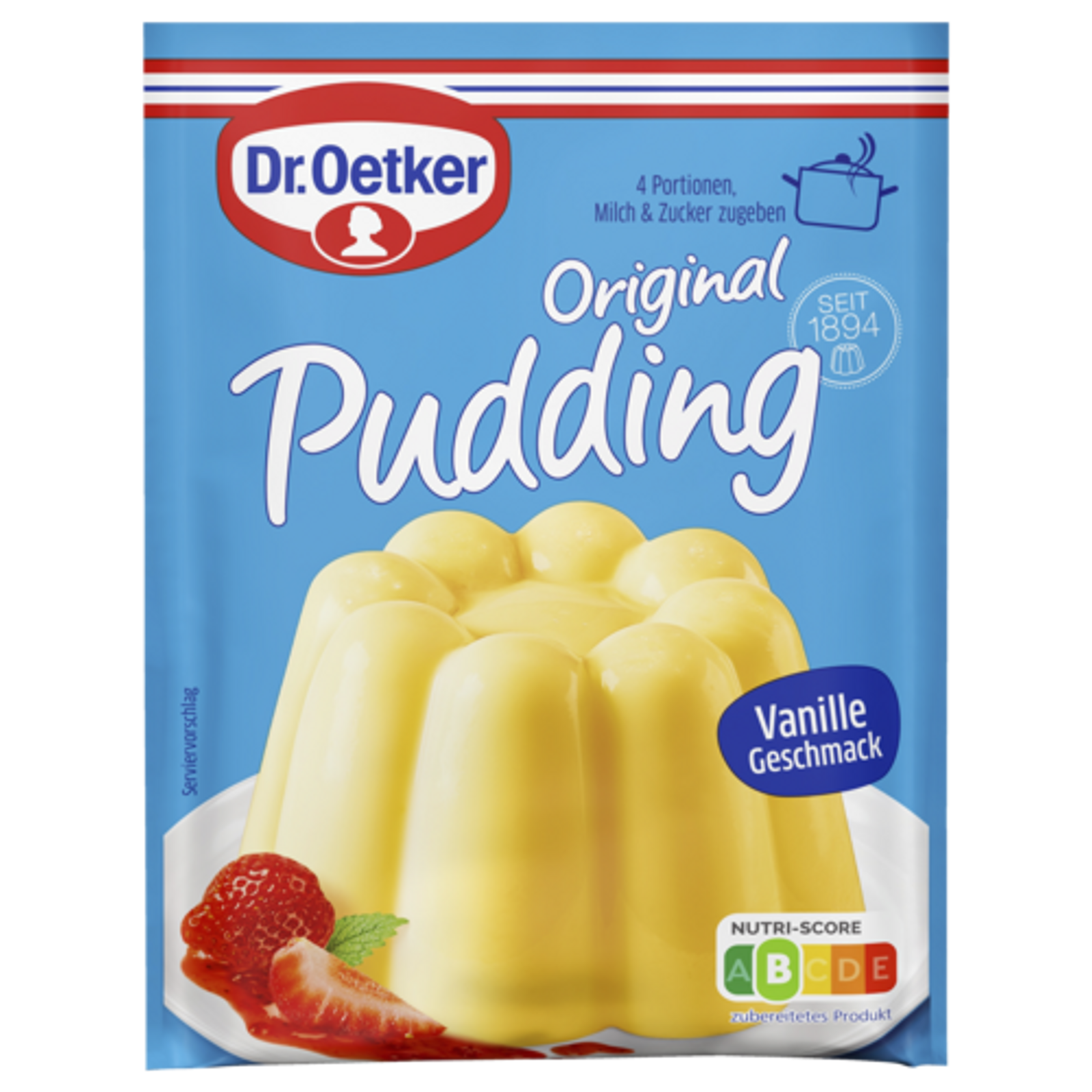 Dr.Oetker Original Pudding Vanille für 3x500ml 3ST 111g