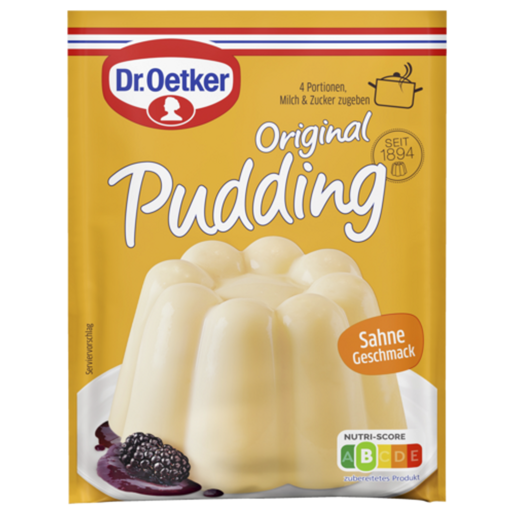 Dr.Oetker Original Sahne Pudding für 3x500ml 3ST 111g