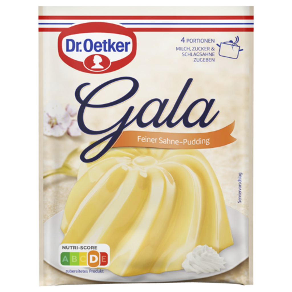 Dr.Oetker Gala Sahne Pudding für 3x500ml 3ST 120g