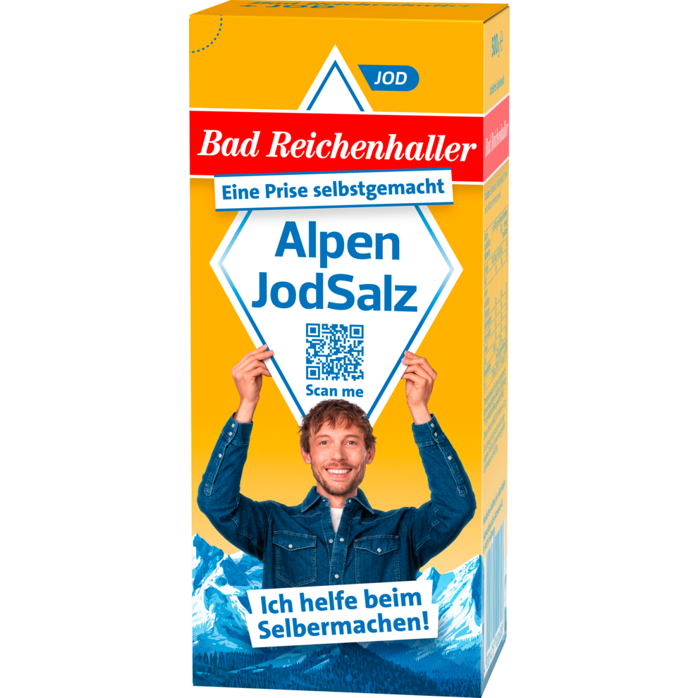 Bad Reichenhaller Alpenjodsalz 500g