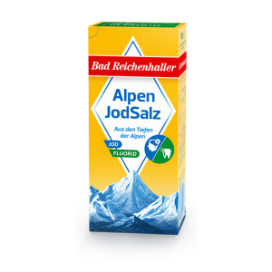 Bad Reichenhaller Alpenjodsalz mit Fluorid 500g