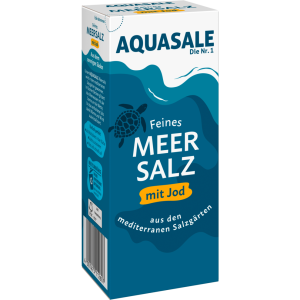 Aquasale Feines Meersalz mit Jod 500g