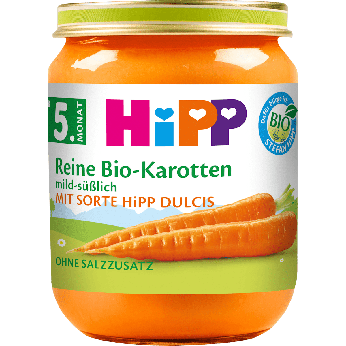Bio Hipp овощи морковь, 5.Monat 125g