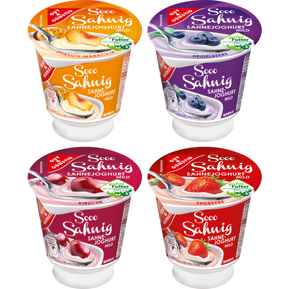 GUT&GÜNSTIG Sahnejoghurt 4-fach 20x150g Stg