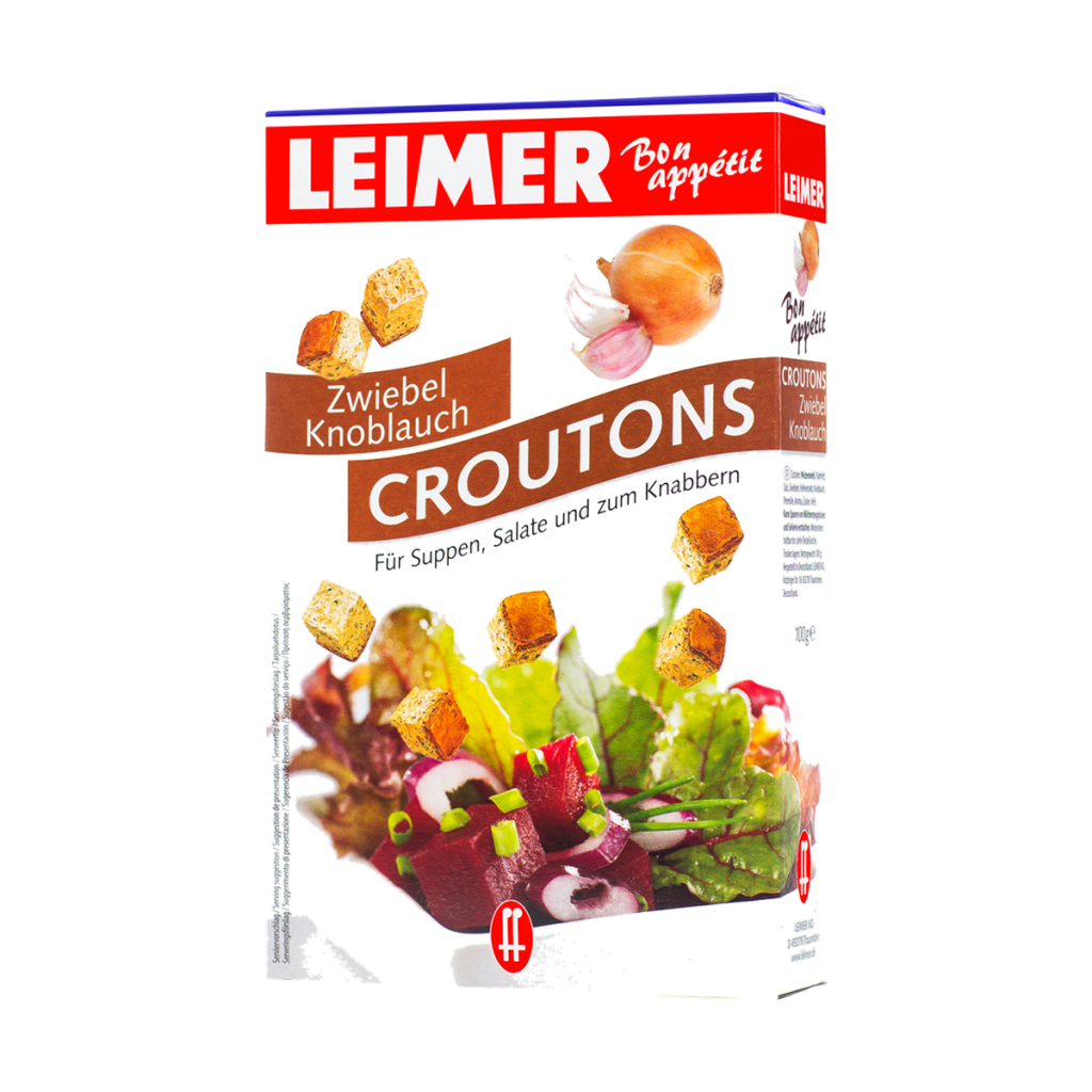 Leimer Croutons Zwiebel Knoblauch 100g