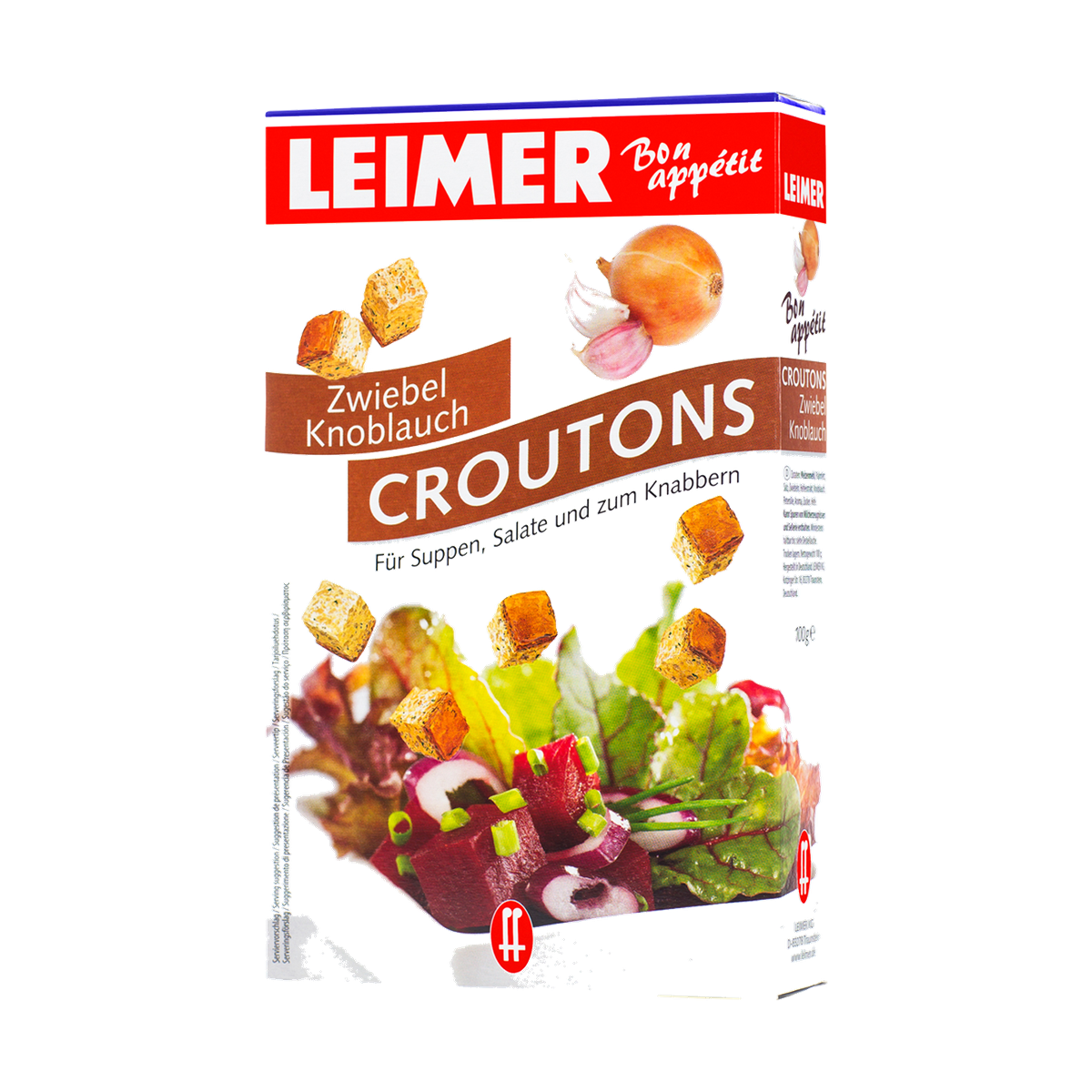 Leimer Croutons Zwiebel Knoblauch 100g