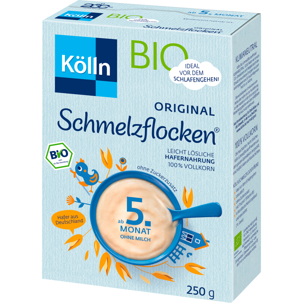 Bio Kölln Original Schmelzflocken aus Vollkorn-Hafer 250g