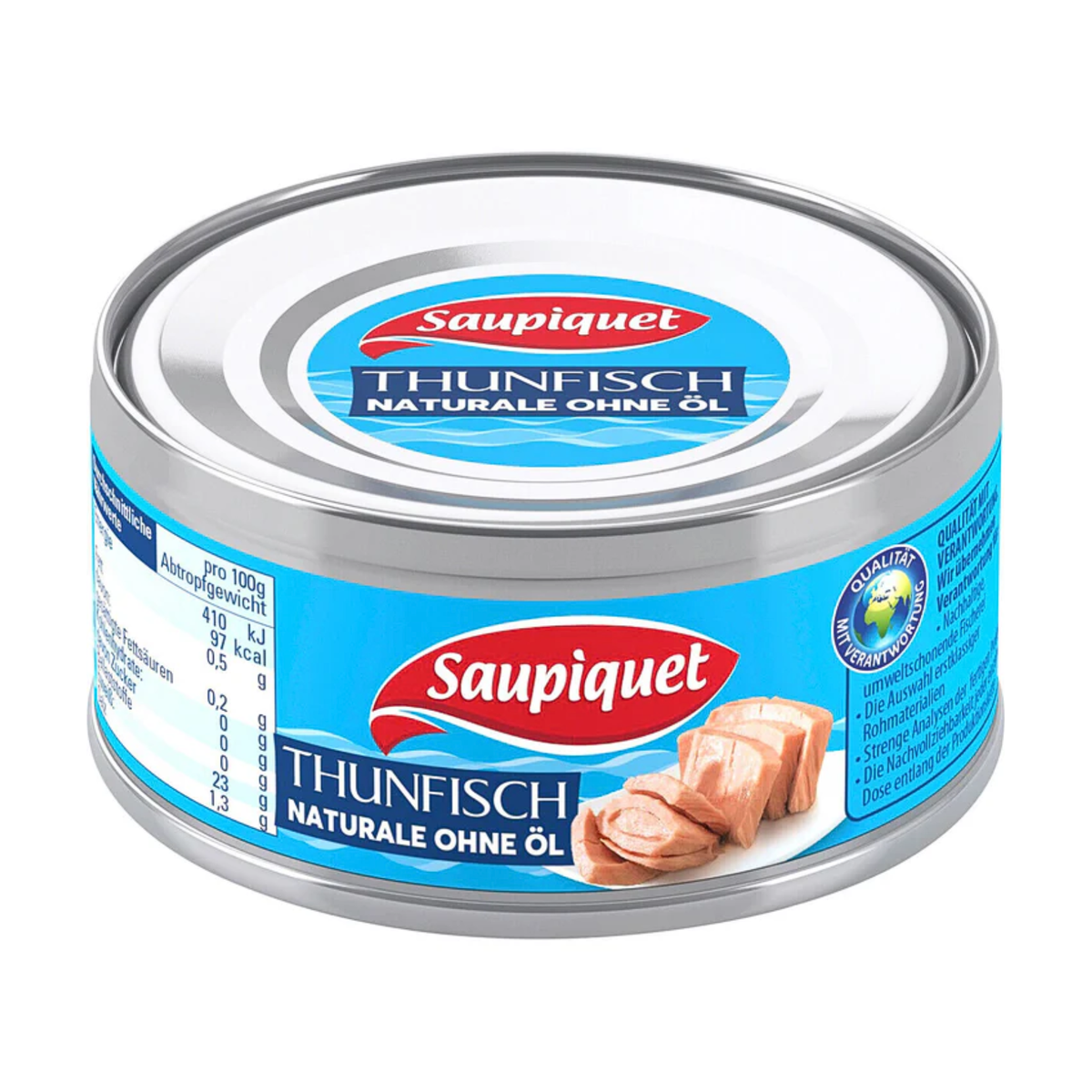 Saupiquet Thunfisch Naturale ohne Öl 185g