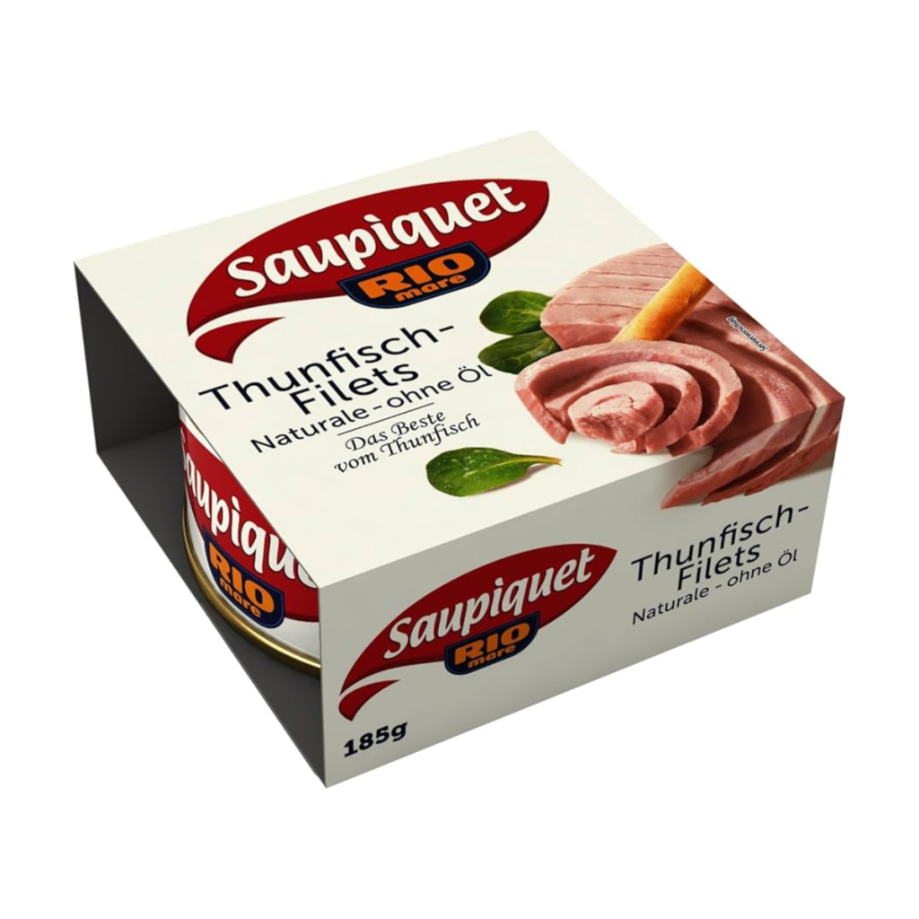 Saupiquet Thunfisch Filet Naturale ohne Öl 185g