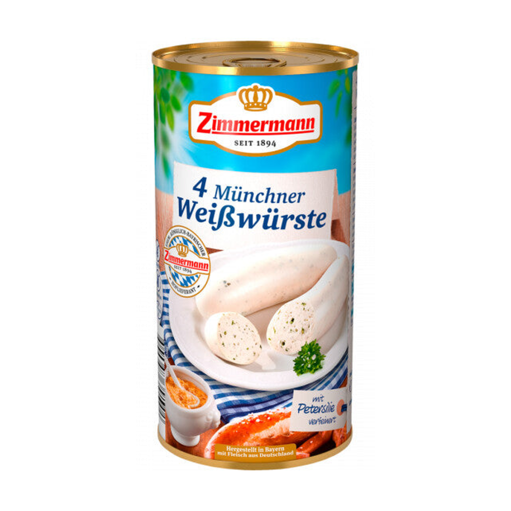 Zimmermann Muenchner Weisswurst 4ST 530g