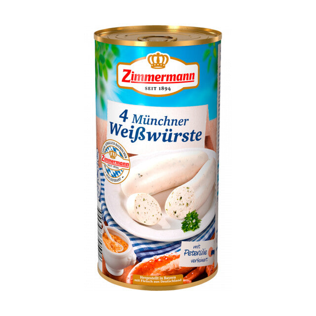 Zimmermann Muenchner Weisswurst 4ST 530g