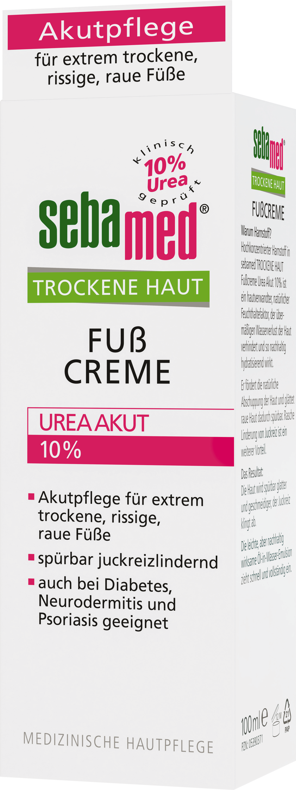 Sebamed Trockene Haut Urea 10% Fußcreme 100ml