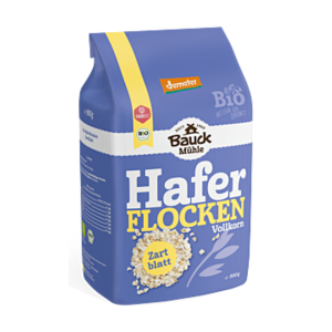 Demeter Bauck Mühle Haferflocken Zartblatt 425g