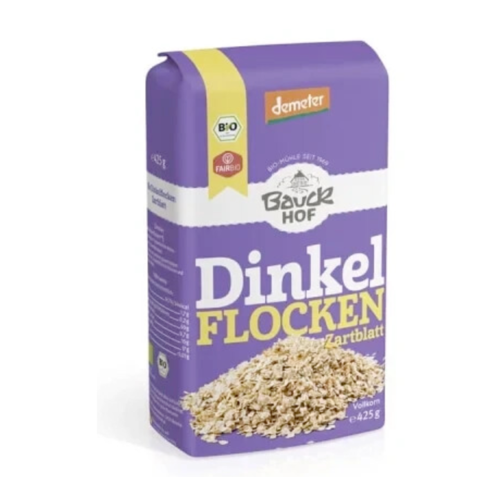 Demeter Bauck Mühle Dinkelflocken Zartblatt 425g