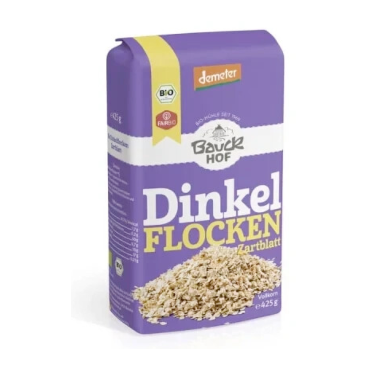 Demeter Bauck Mühle Dinkelflocken Zartblatt 425g