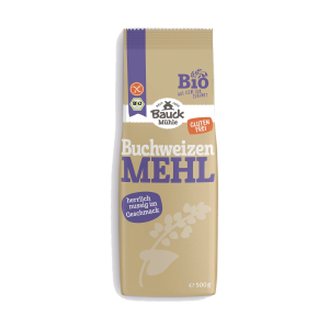 Bio Bauck Mühle Buchweizenmehl Vollkorn glutenfrei 500g
