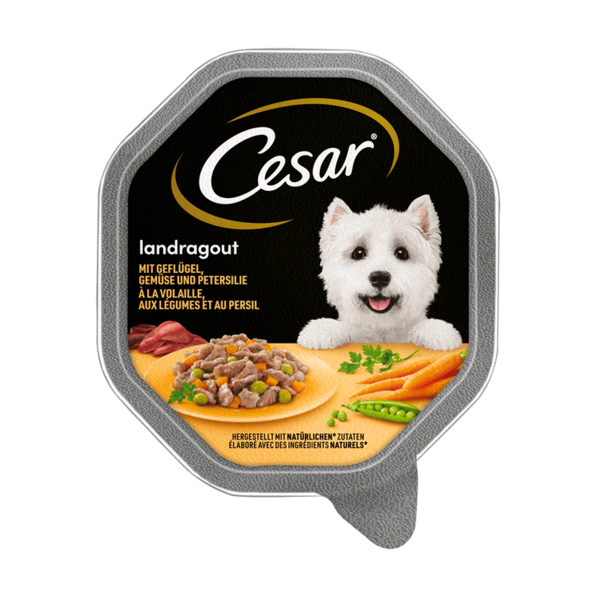 Cesar Landragout Geflügel und Gemüse 150g