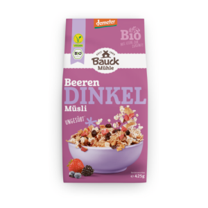 Demeter Bauck Dinkel Müsli Beeren 425g