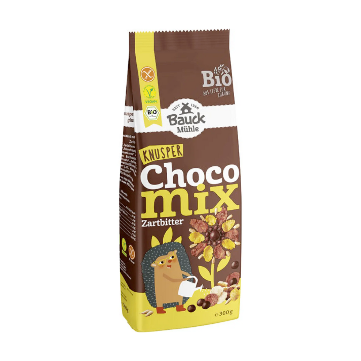 Bio Bauck Mühle Knusper Frühstück Zartbitter Glutenfrei 300g