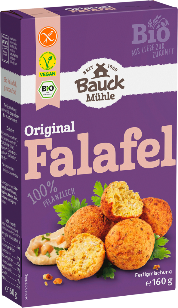 Bio Bauck Mühle Falafel glutenfrei 160g