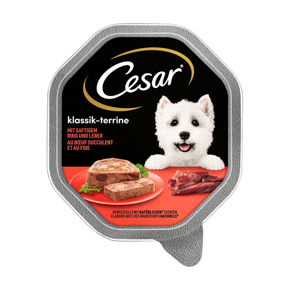 Cesar Klassik-Terrine mit Rind und Leber 150g