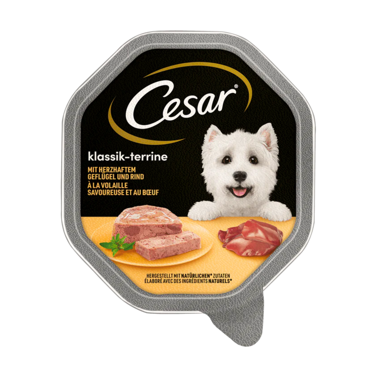 Cesar Klassik-Terrine mit Geflügel und Rind 150g