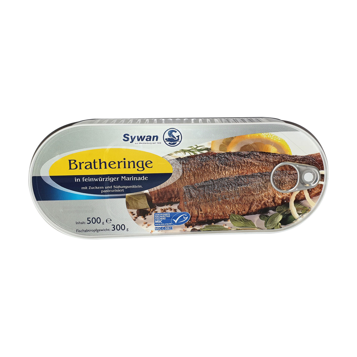 MSC Sywan Bratheringe in feinwürziger Marinade 500g