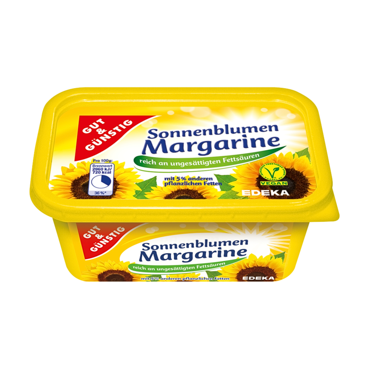 GUT&GÜNSTIG Sonnenblumenmargarine 500g
