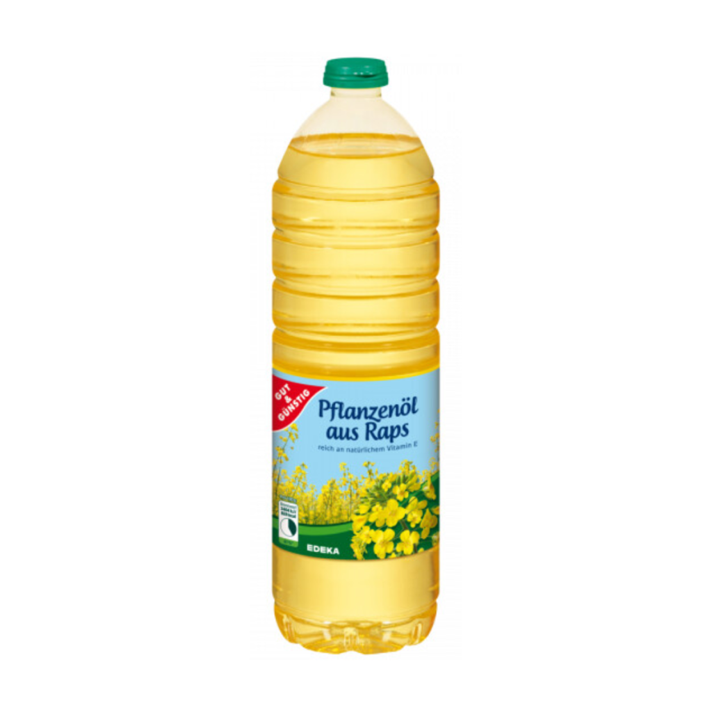 GUT&GÜNSTIG Pflanzenöl aus Raps 1l