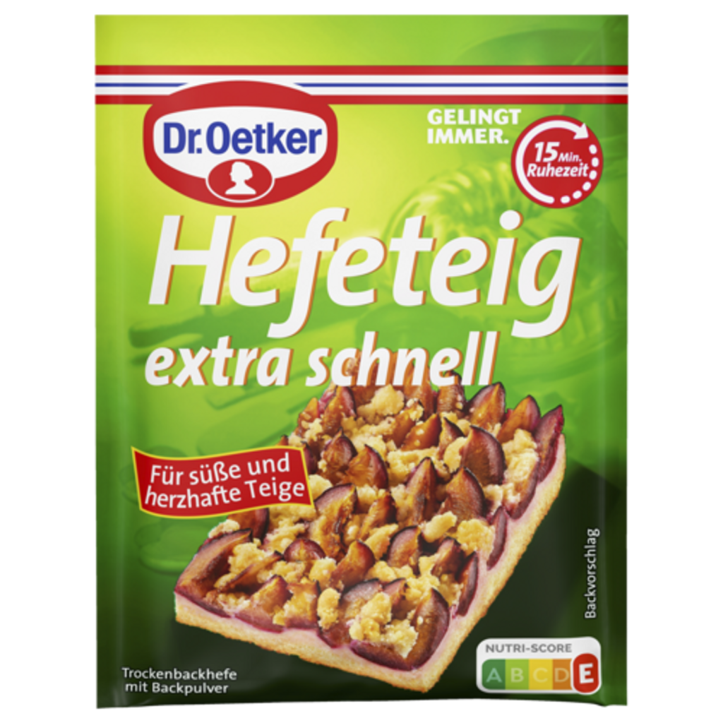 Dr.Oetker Garant Hefeteig für 375g 32g
