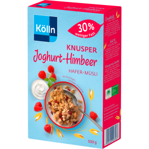 Kölln Мюсли хрустящий йогурт малина 500g