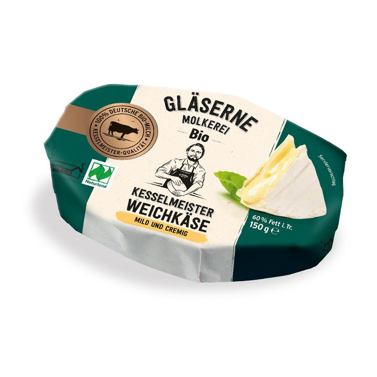 Bio Kesselmeister Camembert 60% Doppelrahmstufe 150g