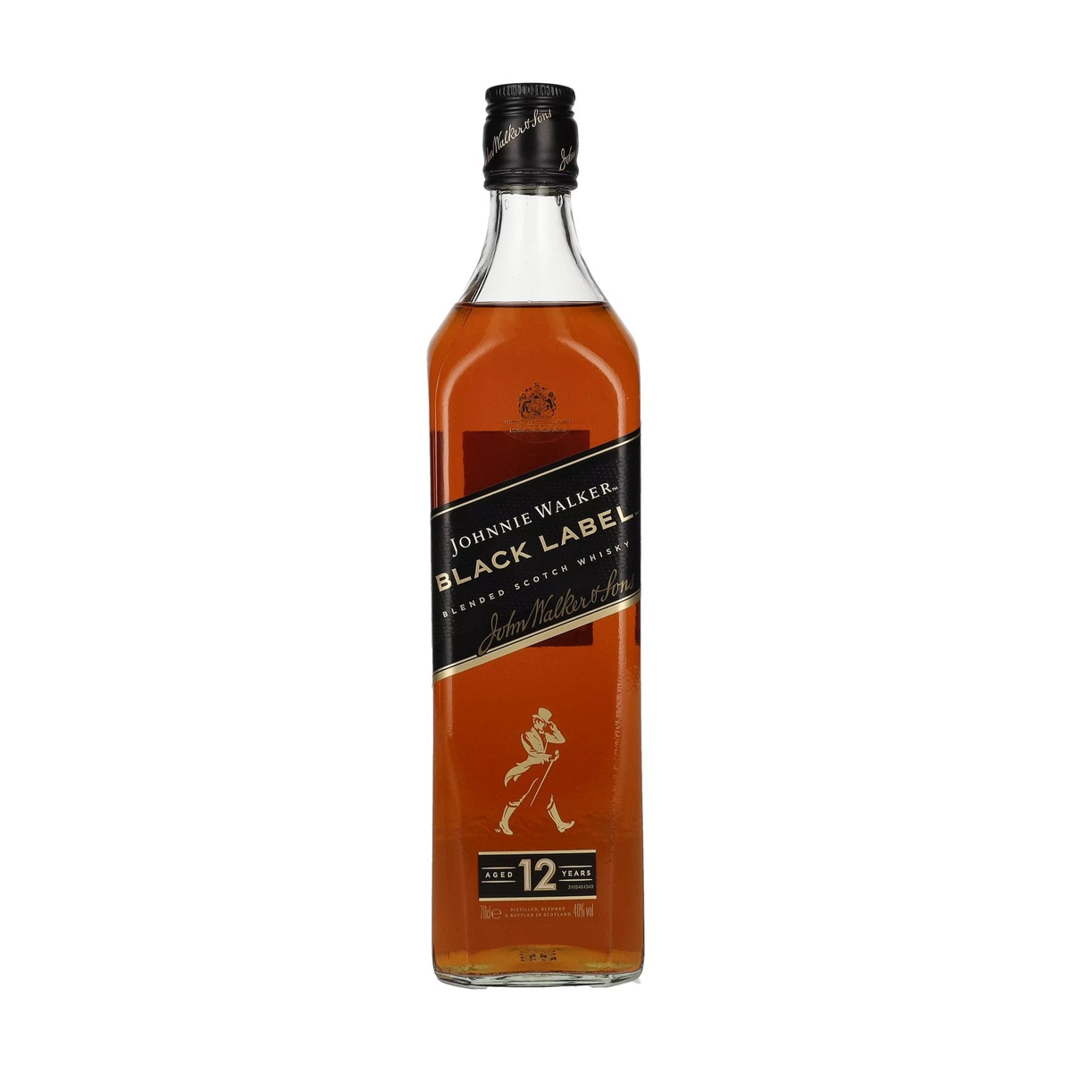 Johnnie Walker Black Label Blended Scotch Whisky 12 Years Old 40% 0,7l