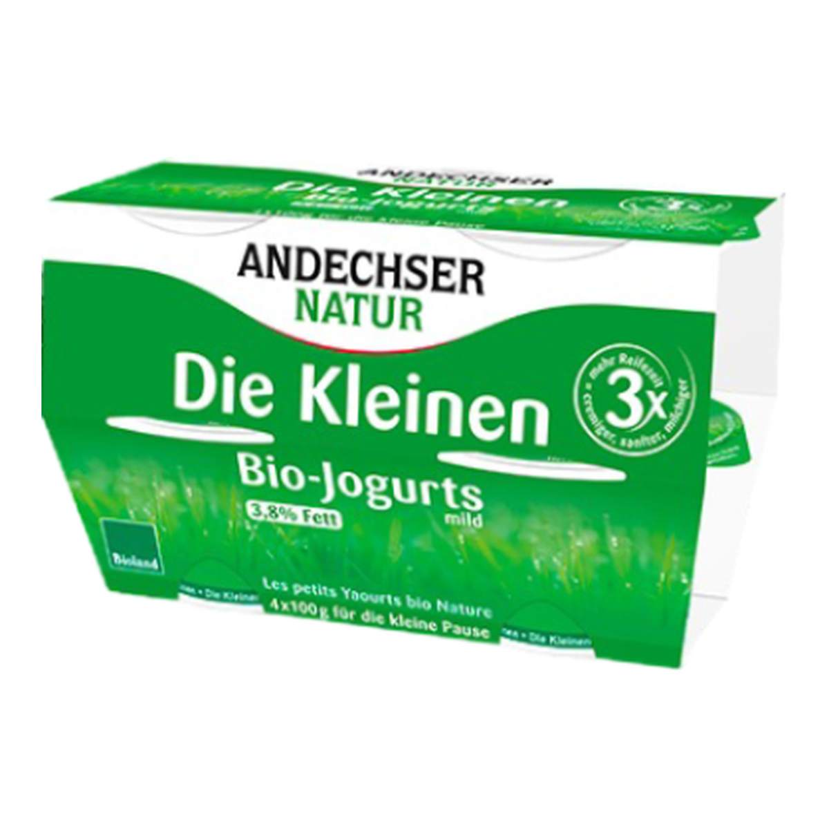 Bio Bayern Andechser Natur Joghurt mild 3,8%4x100g