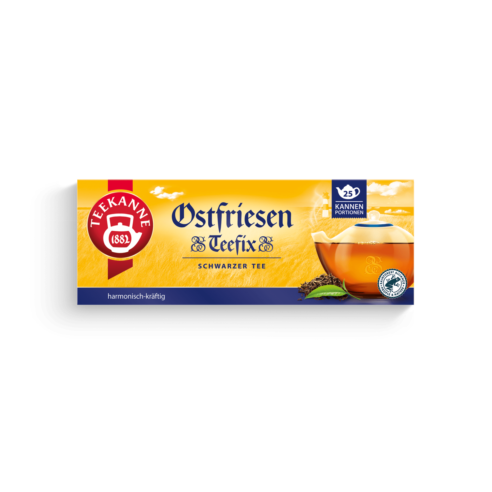Teekanne Ostfriesen Teefix Rainforest Alliance Kanne 25ST 70g
