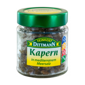 Feinkost Dittmann Kapern in Meersalz 90g
