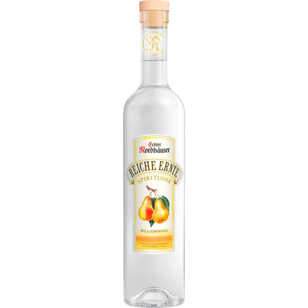 Echter Nordhäuser Reiche Ernte Williamsbirne 30% 0,5l