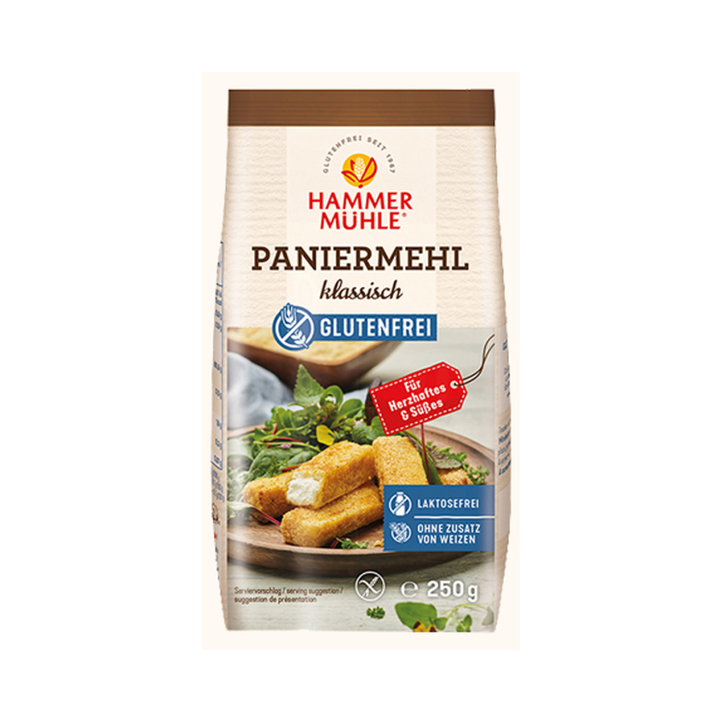 Hammermühle Paniermehl glutenfrei 250g