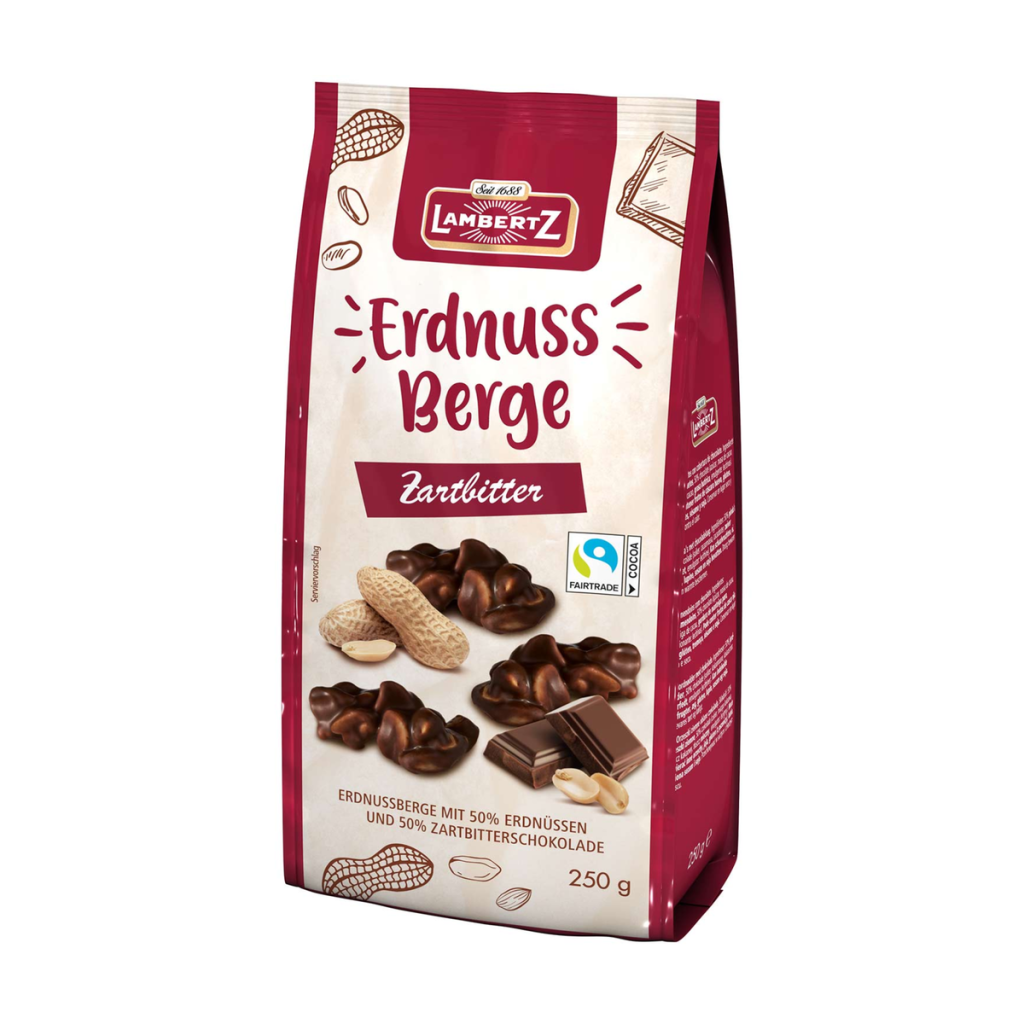 Lambertz Erdnussberge zartbitter 250g