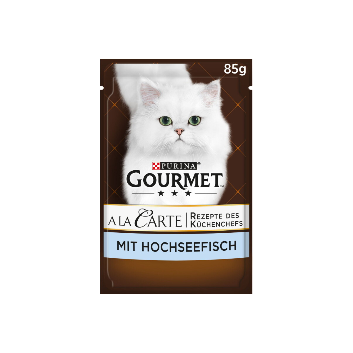 Gourmet A La Carte Gegrilltes in Sauce Meeresfisch Katzennassnahrung 85g